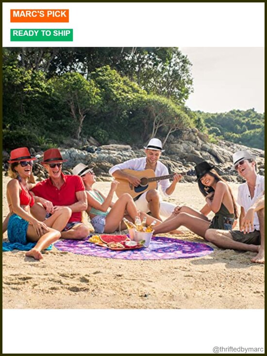 10 Pack Short Brim Straw Panama Hats Fedora Style Men Women main image 6